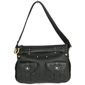 SALVATORE FERRAGAMO BLACK SHOULDER BAG AU-21 7294 NQ01319 BNN08